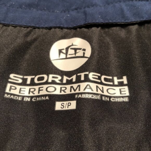 Stormtech Performance Casual Full Zip Jacket w ZipOut Quilted Lining Navy Sz S - Picture 12 of 16